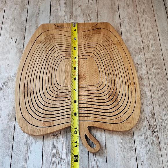 Bonnie & Pop Apple Shape Bamboo Basket Brown - Picture 8 of 8